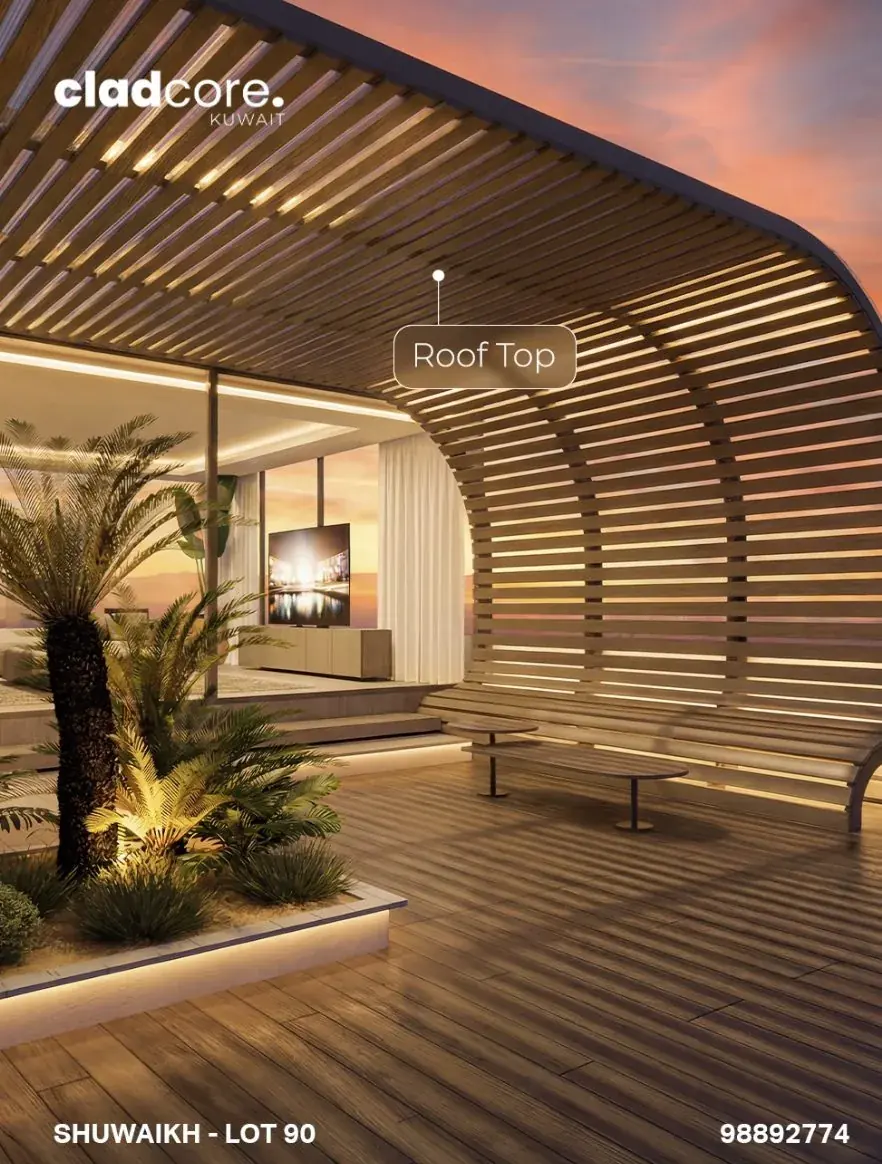 Rooftop pergola